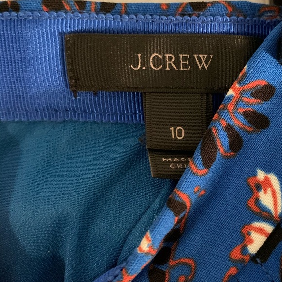 J.Crew Blue Floral Flutter Mini Skirt - Picture 3 of 6